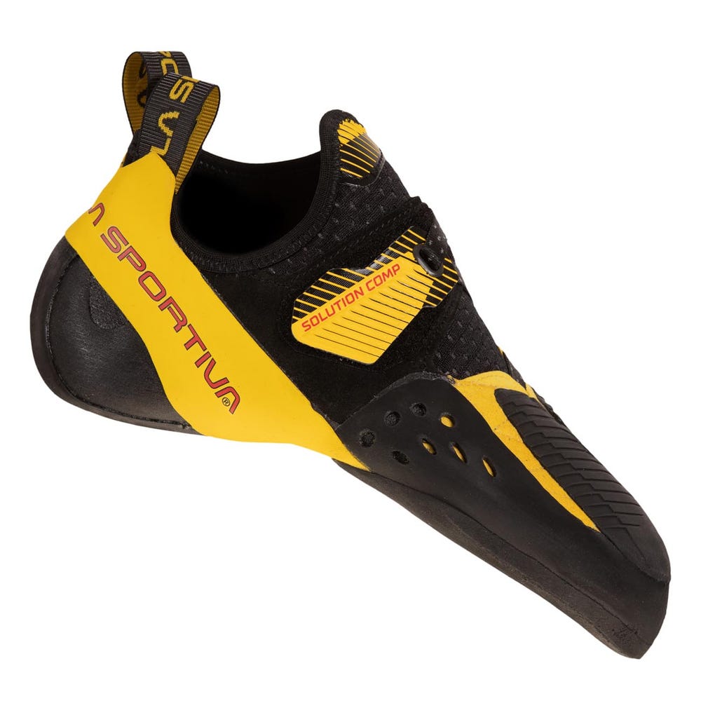 La Sportiva Kletterschuhe Herren - La Sportiva Solution Comp Schwarz/Gelb - DE-91605